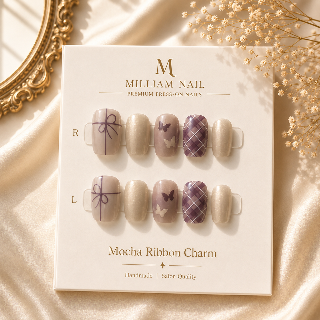 Mocha Ribbon Charm