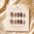 Mocha Ribbon Charm