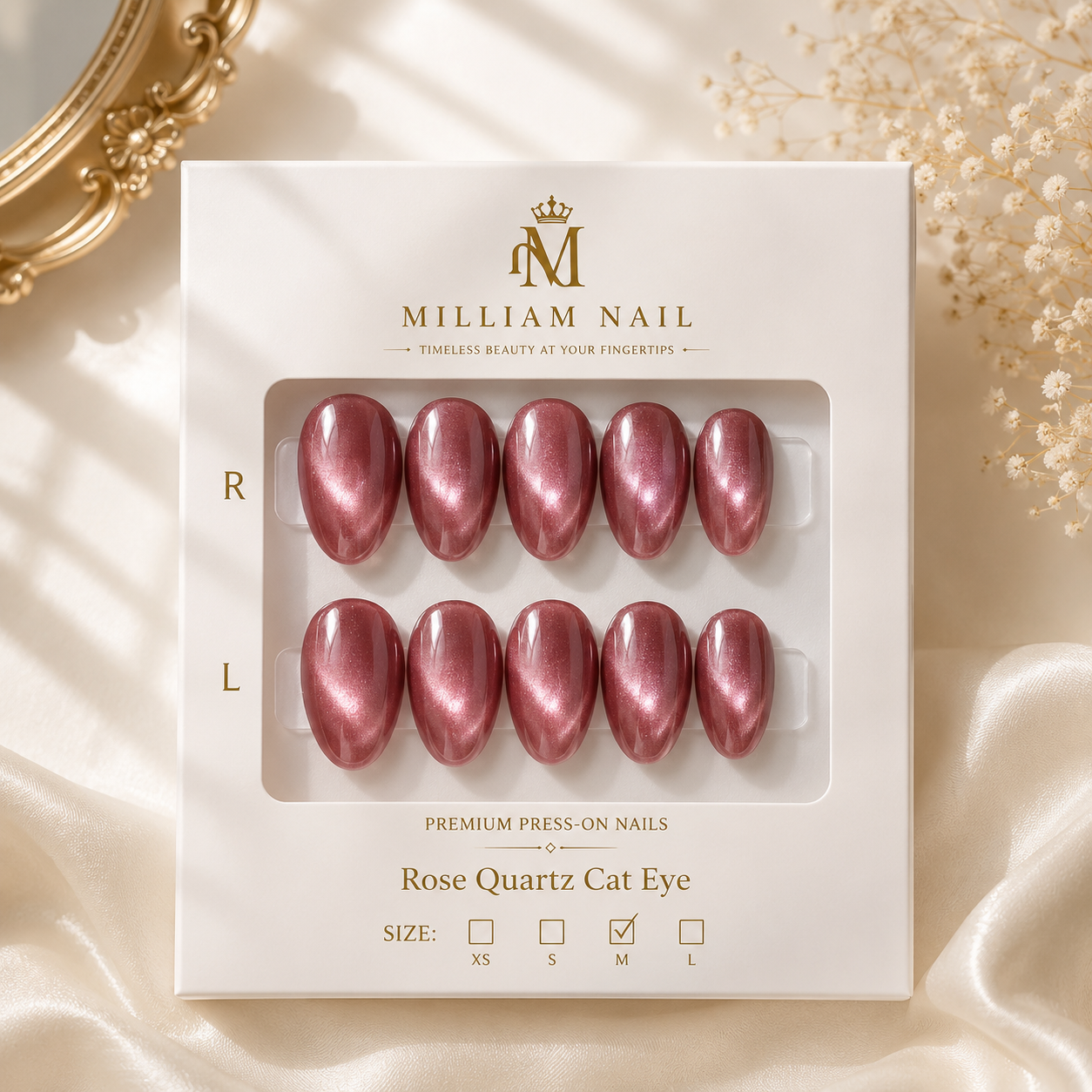 Rose Quartz Cat Eye