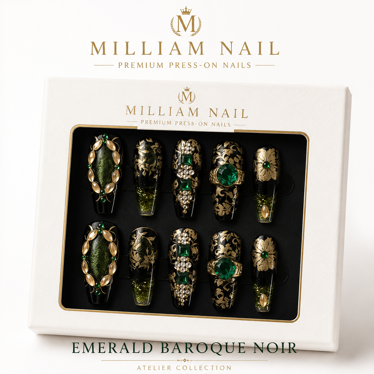 Emerald Baroque Noir