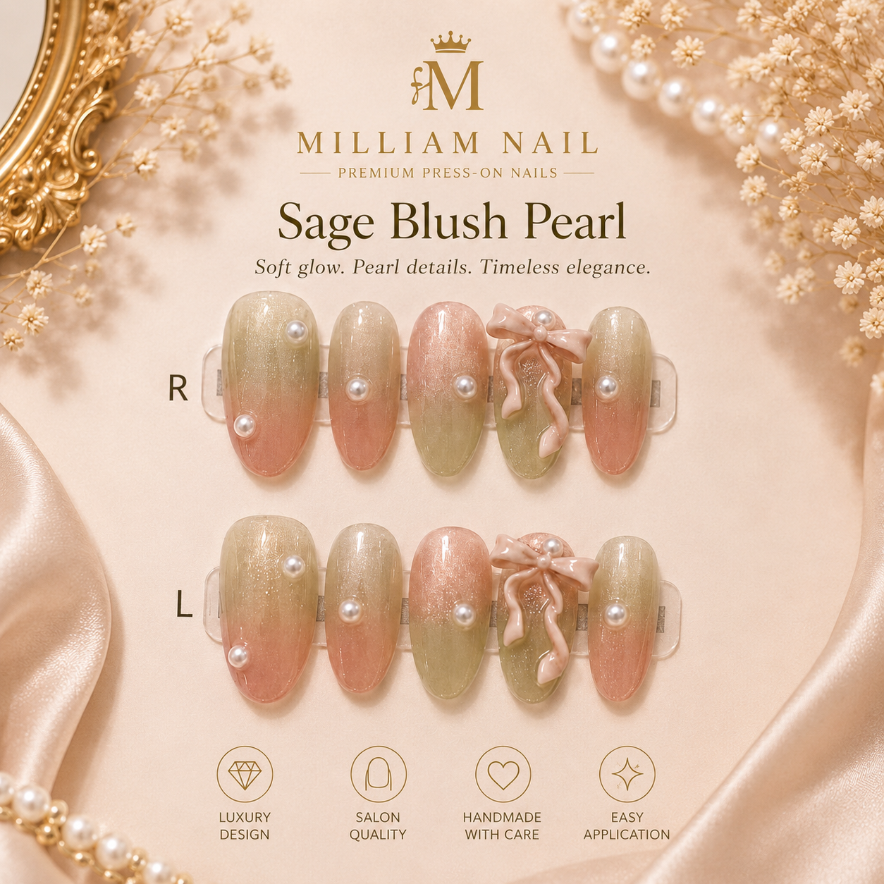 Sage Blush Pearl